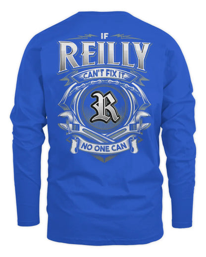 REILLY AP81-K4-626 - Personalized Ahmed Quote Apparel “If Ahmed Can't Fix It, No One Can” - Men's Long Sleeved T-Shirt - Royal