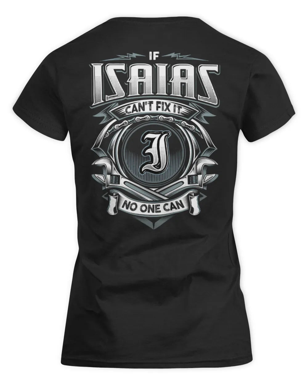 ISAIAS AP81-K4-626 - Personalized Ahmed Quote Apparel “If Ahmed Can't Fix It, No One Can” - Women's Standard T-Shirt - Black