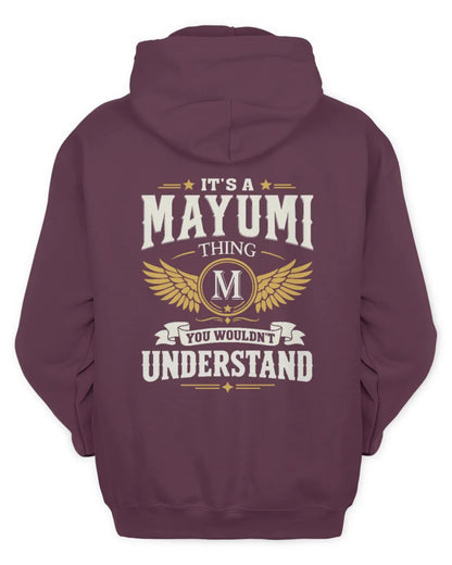 MAYUMI KT06-M008 It’s a [NAME] Thing – You Wouldn’t Understand | Personalized Vintage T-Shirt - Unisex Hoodie - Maroon