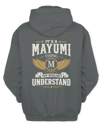 MAYUMI KT06-M008 It’s a [NAME] Thing – You Wouldn’t Understand | Personalized Vintage T-Shirt - Unisex Hoodie - Charcoal