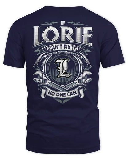 LORIE AP81-K4-626 - Personalized Ahmed Quote Apparel “If Ahmed Can't Fix It, No One Can” - Unisex Standard T-Shirt - Navy