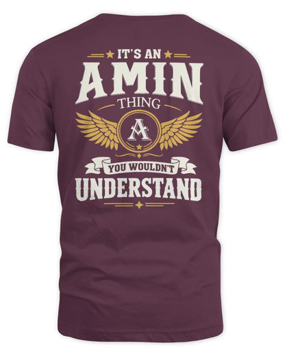 AMIN KT06-M008 It’s a [NAME] Thing – You Wouldn’t Understand | Personalized Vintage T-Shirt - Unisex Standard T-Shirt - Maroon