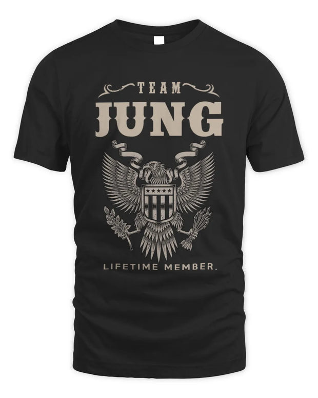 JUNG TP06-K82 – Personalized Classic Style Apparel “Team NAME Lifetime Member”