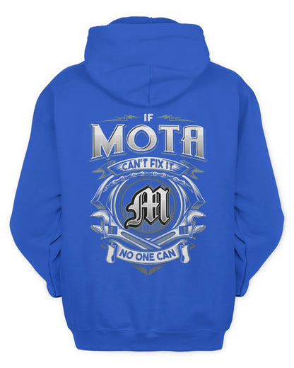 MOTA AP81-K4-626 - Personalized Ahmed Quote Apparel “If Ahmed Can't Fix It, No One Can” - Unisex Hoodie - Royal