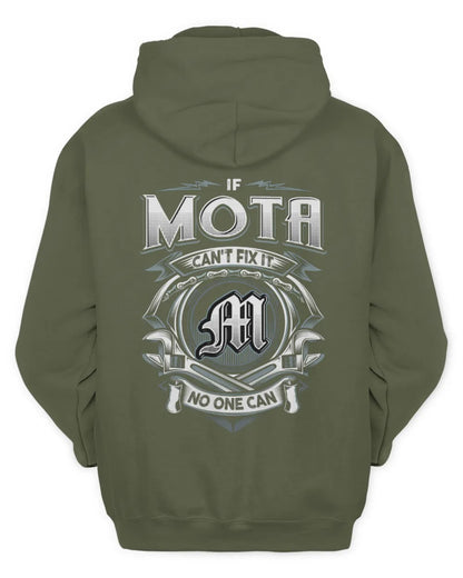 MOTA AP81-K4-626 - Personalized Ahmed Quote Apparel “If Ahmed Can't Fix It, No One Can” - Unisex Hoodie - Military Green