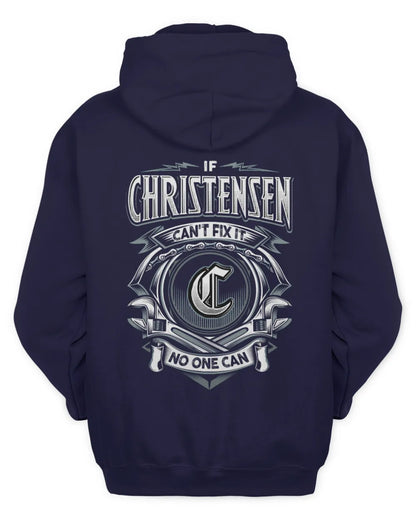 CHRISTENSEN AP81-K4-626 - Personalized Ahmed Quote Apparel “If Ahmed Can't Fix It, No One Can” - Unisex Hoodie - Navy