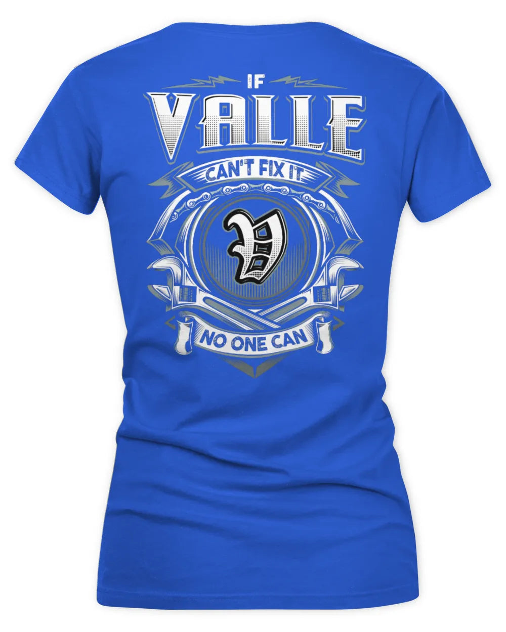 VALLE AP81-K4-626 - Personalized Ahmed Quote Apparel “If Ahmed Can't Fix It, No One Can” - Women's V-Neck T-Shirt - Royal