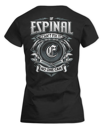ESPINAL AP81-K4-626 - Personalized Ahmed Quote Apparel “If Ahmed Can't Fix It, No One Can” - Women's Standard T-Shirt - Black