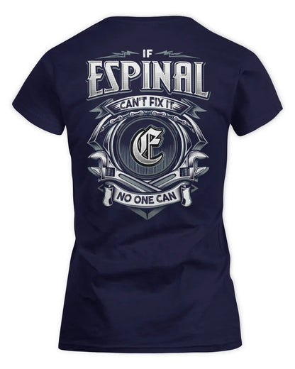 ESPINAL AP81-K4-626 - Personalized Ahmed Quote Apparel “If Ahmed Can't Fix It, No One Can” - Women's Standard T-Shirt - Navy
