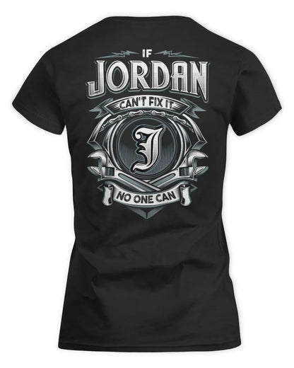 JORDAN AP81-K4-626 - Personalized Ahmed Quote Apparel “If Ahmed Can't Fix It, No One Can” - Women's Standard T-Shirt - Black