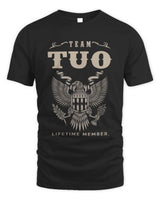 TUO TP06-K82 – Personalized Classic Style Apparel “Team NAME Lifetime Member” - Unisex Standard T-Shirt - Black