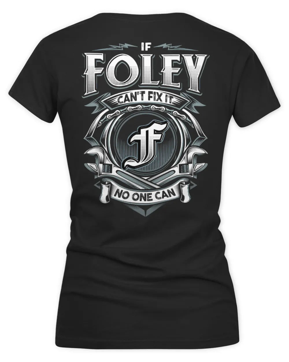 FOLEY AP81-K4-626 - Personalized Ahmed Quote Apparel “If Ahmed Can't Fix It, No One Can” - Women's V-Neck T-Shirt - Black