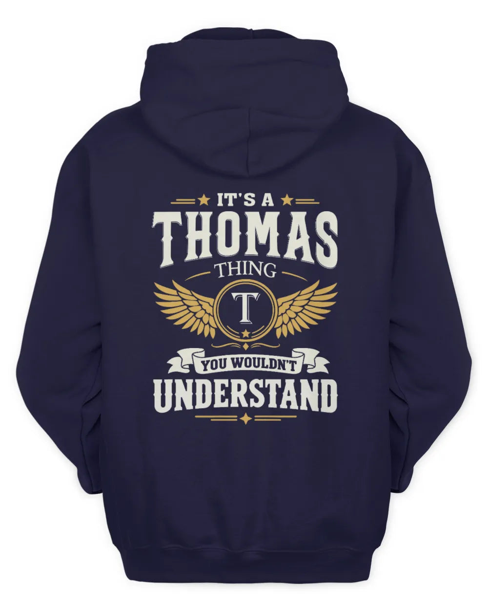 THOMAS KT06-M008 It’s a [NAME] Thing – You Wouldn’t Understand | Personalized Vintage T-Shirt - Unisex Hoodie - Navy