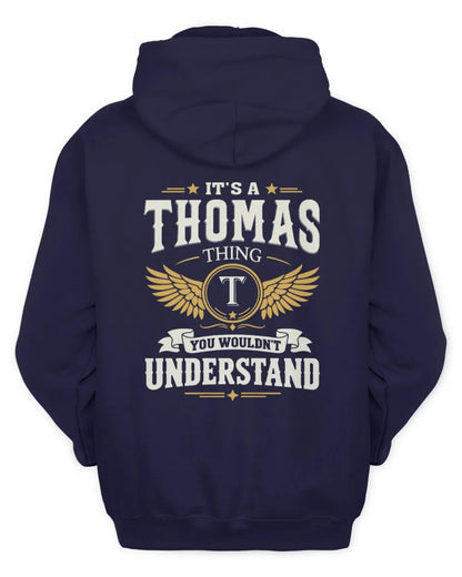 THOMAS KT06-M008 It’s a [NAME] Thing – You Wouldn’t Understand | Personalized Vintage T-Shirt - Unisex Hoodie - Navy