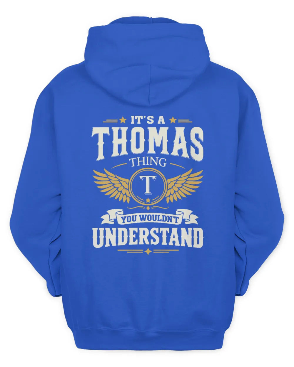 THOMAS KT06-M008 It’s a [NAME] Thing – You Wouldn’t Understand | Personalized Vintage T-Shirt - Unisex Hoodie - Royal