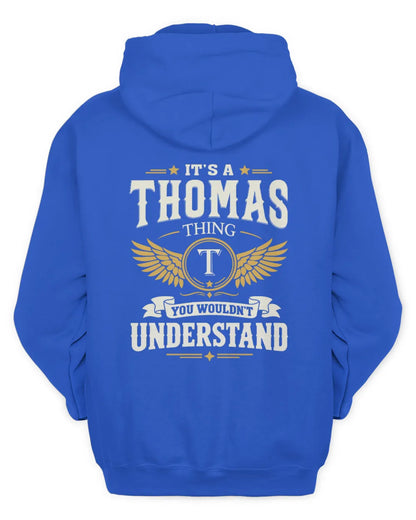THOMAS KT06-M008 It’s a [NAME] Thing – You Wouldn’t Understand | Personalized Vintage T-Shirt - Unisex Hoodie - Royal