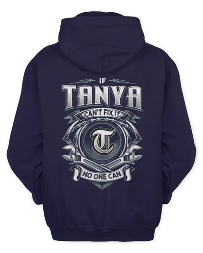 TANYA AP81-K4-626 - Personalized Ahmed Quote Apparel “If Ahmed Can't Fix It, No One Can” - Unisex Hoodie - Navy