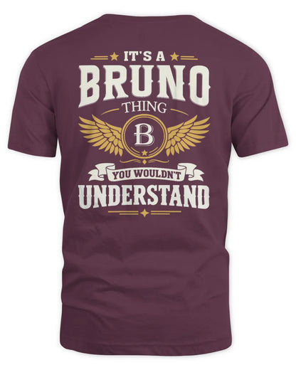BRUNO KT06-M008 It’s a [NAME] Thing – You Wouldn’t Understand | Personalized Vintage T-Shirt - Unisex Standard T-Shirt - Maroon