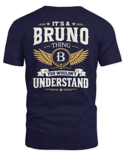 BRUNO KT06-M008 It’s a [NAME] Thing – You Wouldn’t Understand | Personalized Vintage T-Shirt - Unisex Standard T-Shirt - Navy