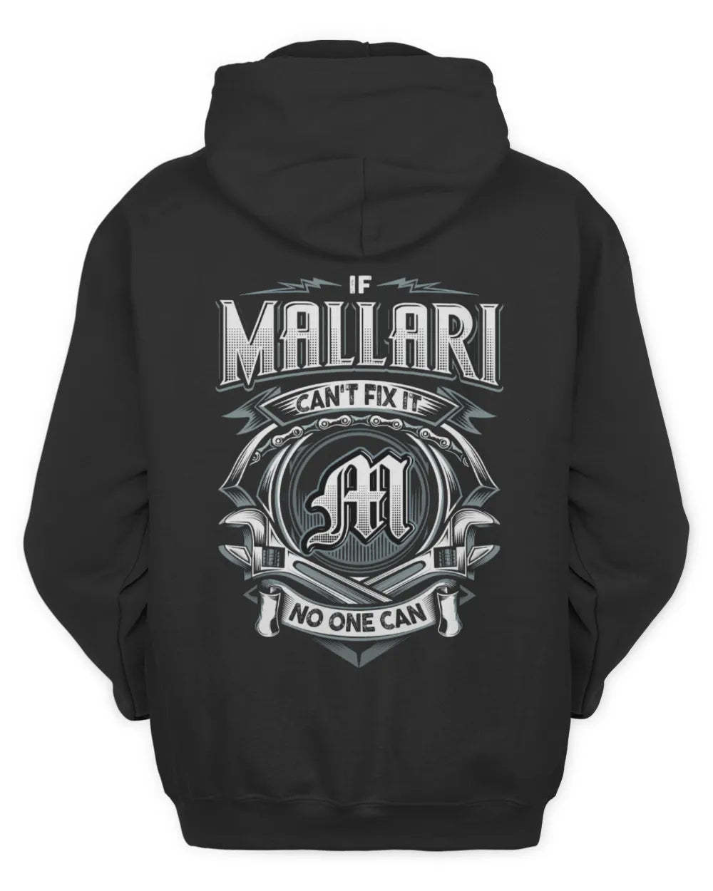 MALLARI AP81-K4-626 - Personalized Ahmed Quote Apparel “If Ahmed Can't Fix It, No One Can” - Unisex Hoodie - Black