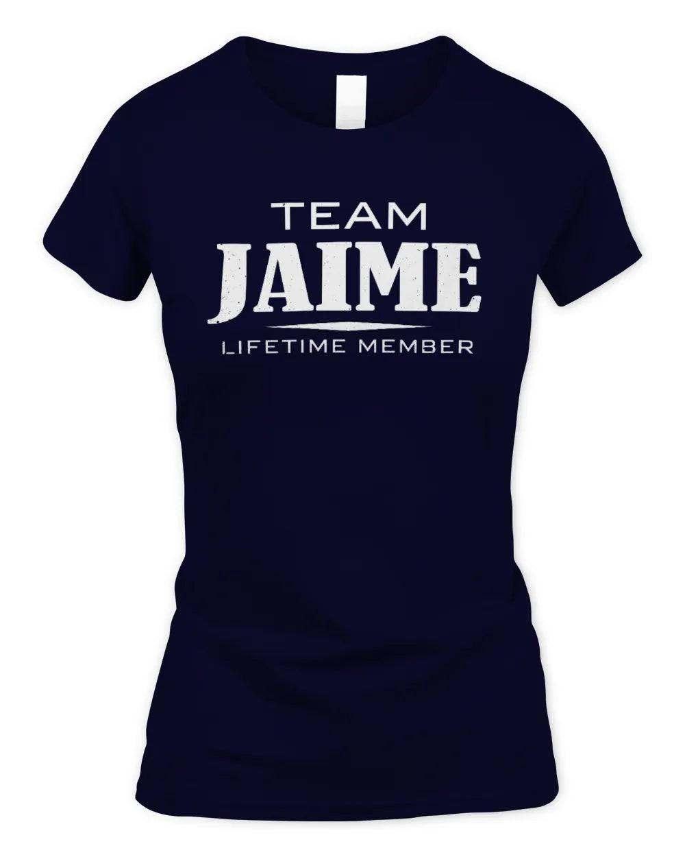 JAIME BL62-K4-128 - Personalized “Team NAME Lifetime Member” - Women's Standard T-Shirt - Navy