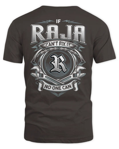 RAJA AP81-K4-626 - Personalized Ahmed Quote Apparel “If Ahmed Can't Fix It, No One Can” - Unisex Standard T-Shirt - Dark Chocolate