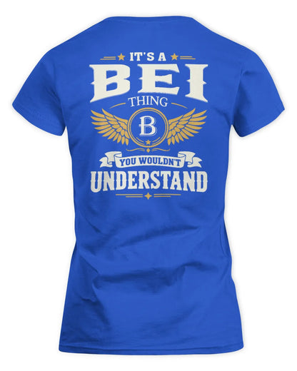 BEI KT06-M008 It’s a [NAME] Thing – You Wouldn’t Understand | Personalized Vintage T-Shirt - Women's Standard T-Shirt - Royal