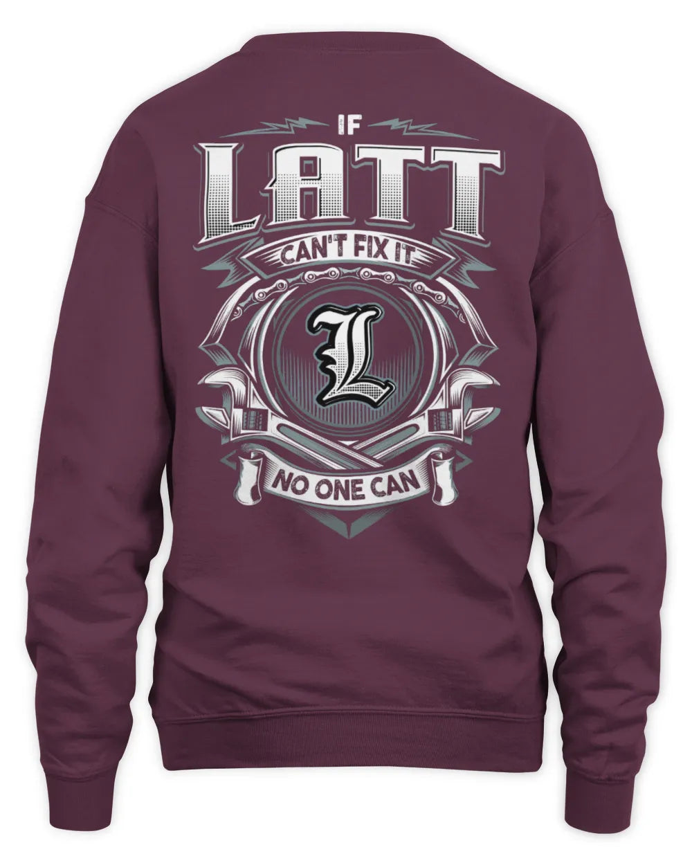 LATT AP81-K4-626 - Personalized Ahmed Quote Apparel “If Ahmed Can't Fix It, No One Can” - Unisex Sweatshirt - Maroon