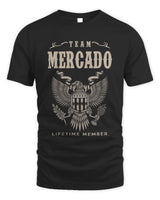 MERCADO TP06-K82 – Personalized Classic Style Apparel “Team NAME Lifetime Member” - Unisex Standard T-Shirt - Black