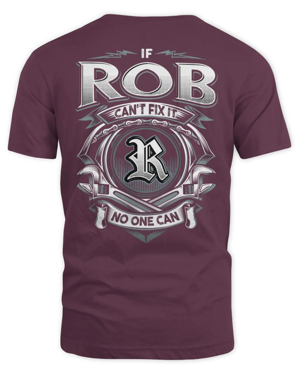ROB AP81-K4-626 - Personalized Ahmed Quote Apparel “If Ahmed Can't Fix It, No One Can” - Unisex Standard T-Shirt - Maroon