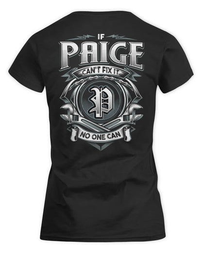 PAIGE AP81-K4-626 - Personalized Ahmed Quote Apparel “If Ahmed Can't Fix It, No One Can” - Women's Standard T-Shirt - Black