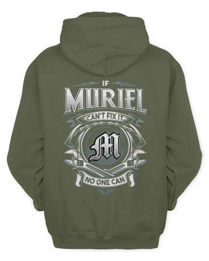 MURIEL AP81-K4-626 - Personalized Ahmed Quote Apparel “If Ahmed Can't Fix It, No One Can” - Unisex Hoodie - Military Green