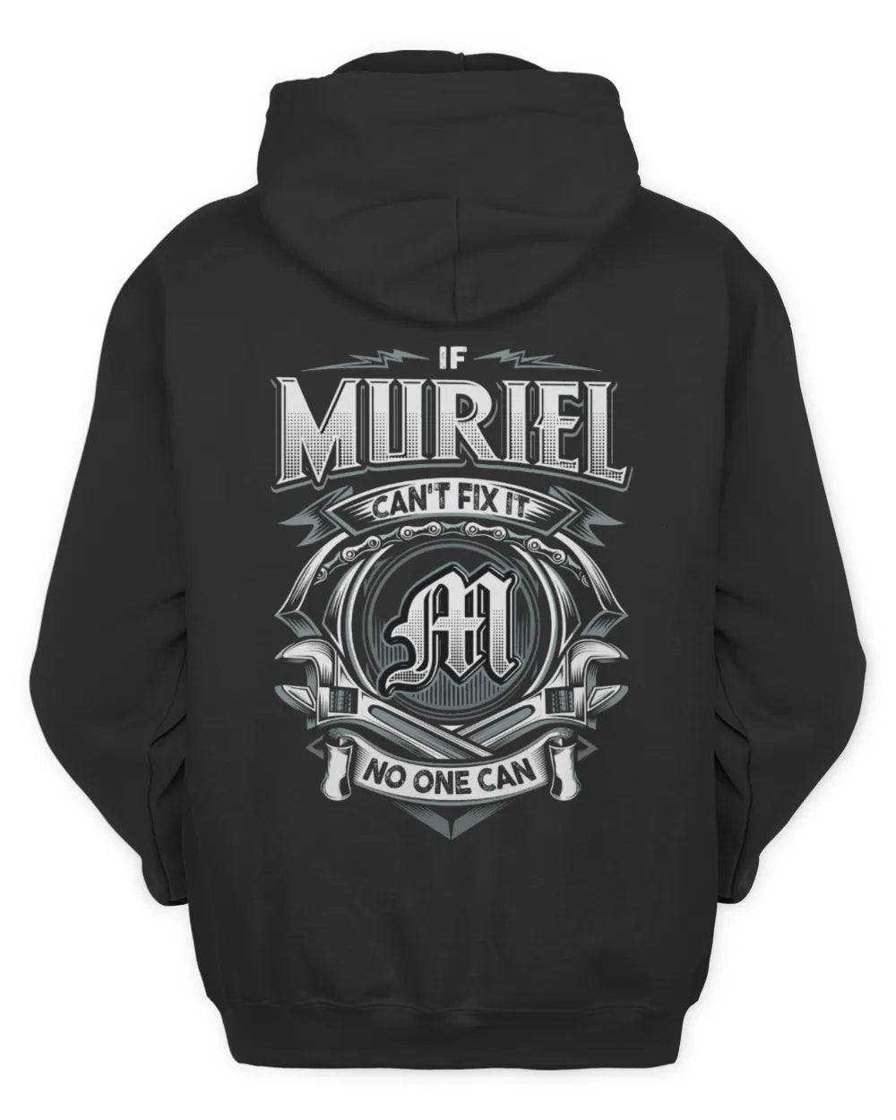 MURIEL AP81-K4-626 - Personalized Ahmed Quote Apparel “If Ahmed Can't Fix It, No One Can” - Unisex Hoodie - Black