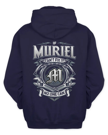 MURIEL AP81-K4-626 - Personalized Ahmed Quote Apparel “If Ahmed Can't Fix It, No One Can” - Unisex Hoodie - Navy
