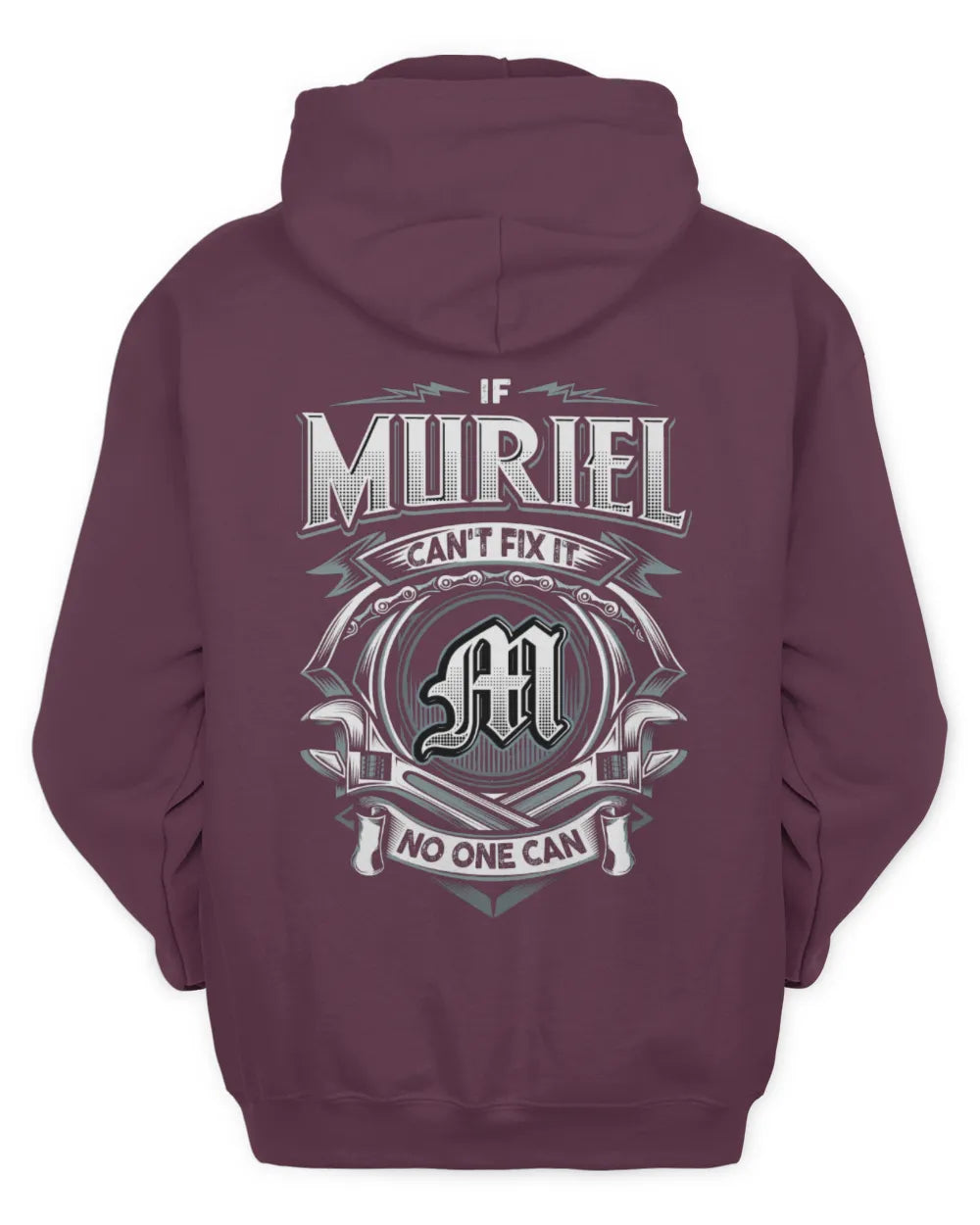 MURIEL AP81-K4-626 - Personalized Ahmed Quote Apparel “If Ahmed Can't Fix It, No One Can” - Unisex Hoodie - Maroon