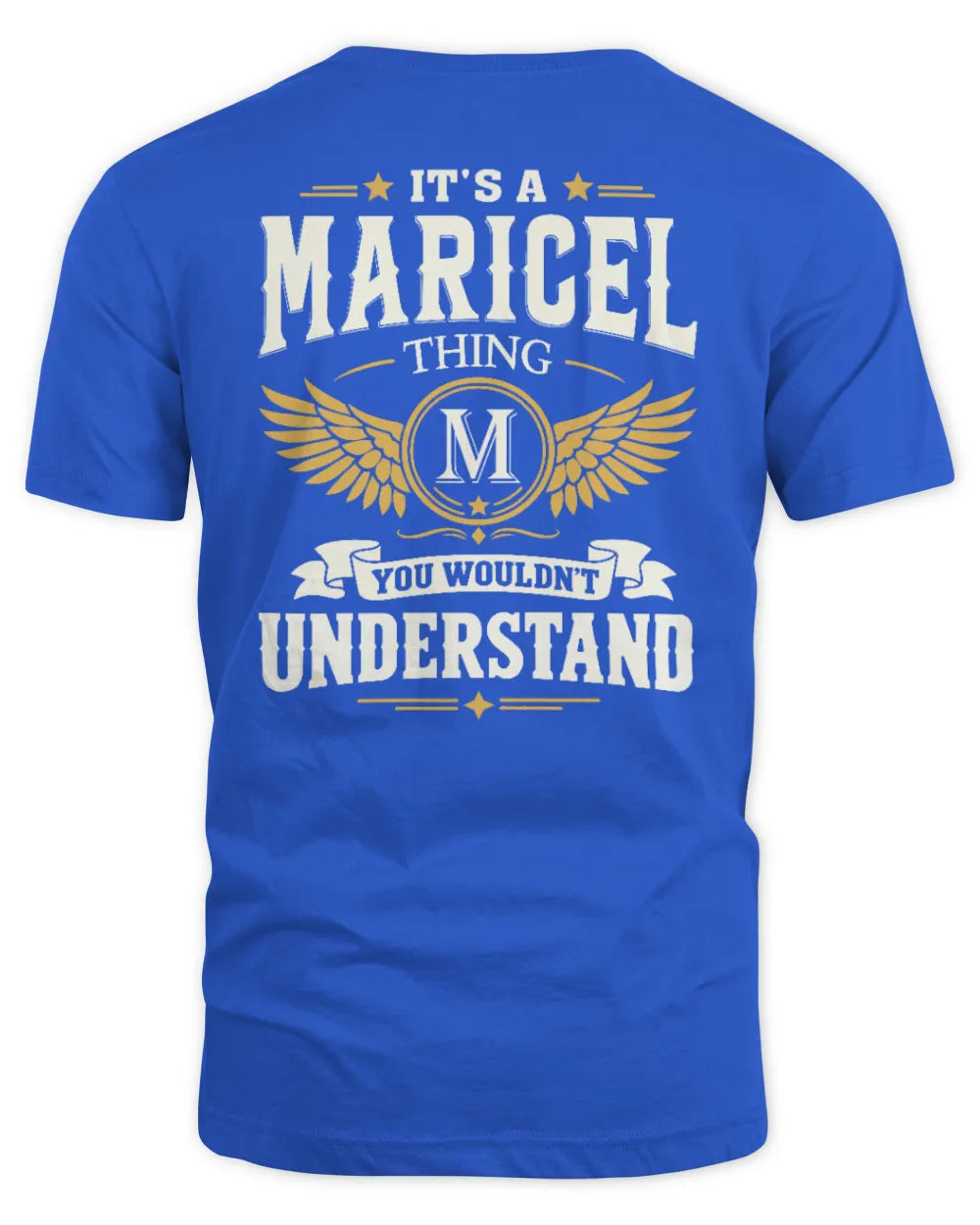 MARICEL KT06-M008 It’s a [NAME] Thing – You Wouldn’t Understand | Personalized Vintage T-Shirt - Unisex Standard T-Shirt - Royal