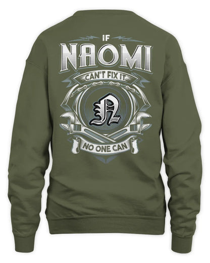 NAOMI AP81-K4-626 - Personalized Ahmed Quote Apparel “If Ahmed Can't Fix It, No One Can” - Unisex Sweatshirt - Military Green