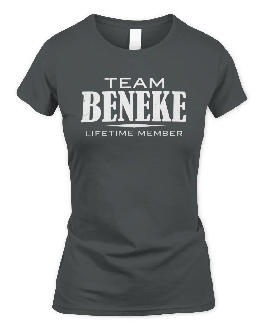 BENEKE BL62-K4-128 - Personalized “Team NAME Lifetime Member” - Women's Standard T-Shirt - Charcoal