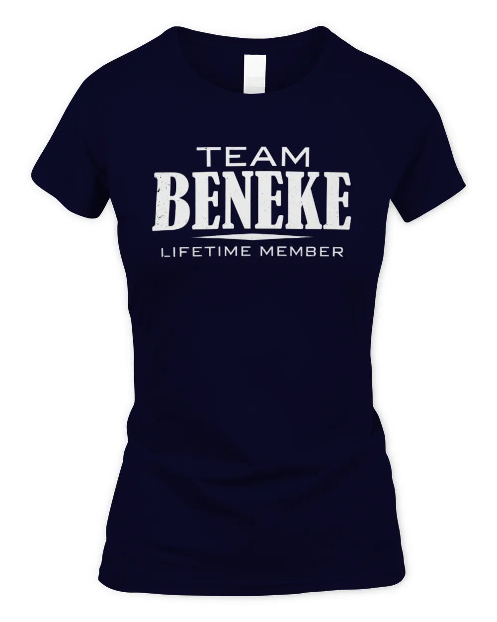 BENEKE BL62-K4-128 - Personalized “Team NAME Lifetime Member” - Women's Standard T-Shirt - Navy