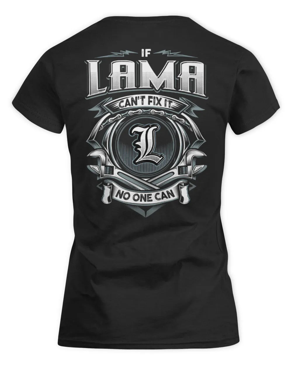 LAMA AP81-K4-626 - Personalized Ahmed Quote Apparel “If Ahmed Can't Fix It, No One Can” - Women's Standard T-Shirt - Black