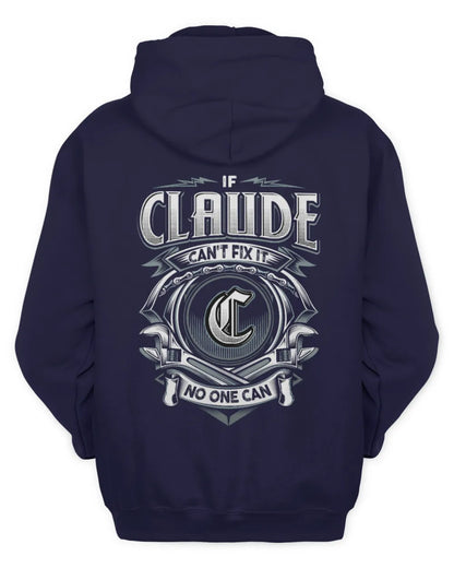 CLAUDE AP81-K4-626 - Personalized Ahmed Quote Apparel “If Ahmed Can't Fix It, No One Can” - Unisex Hoodie - Navy