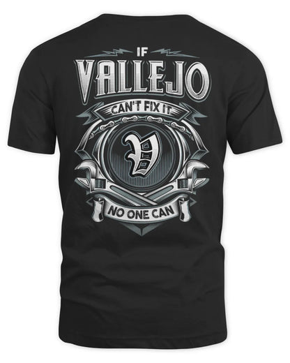 VALLEJO AP81-K4-626 - Personalized Ahmed Quote Apparel “If Ahmed Can't Fix It, No One Can” - Unisex Standard T-Shirt - Black