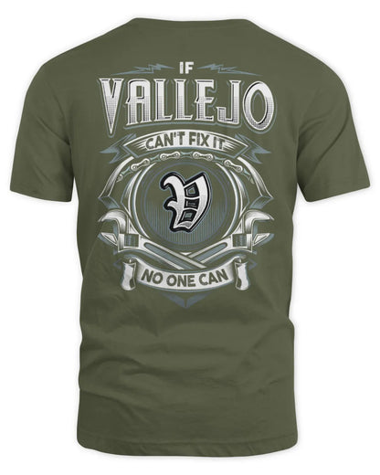 VALLEJO AP81-K4-626 - Personalized Ahmed Quote Apparel “If Ahmed Can't Fix It, No One Can” - Unisex Standard T-Shirt - Military Green