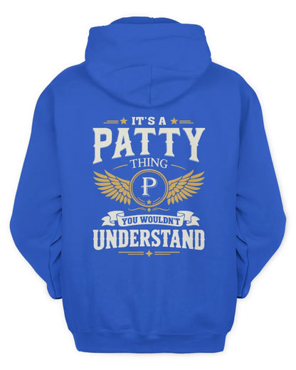PATTY KT06-M008 It’s a [NAME] Thing – You Wouldn’t Understand | Personalized Vintage T-Shirt - Unisex Hoodie - Royal