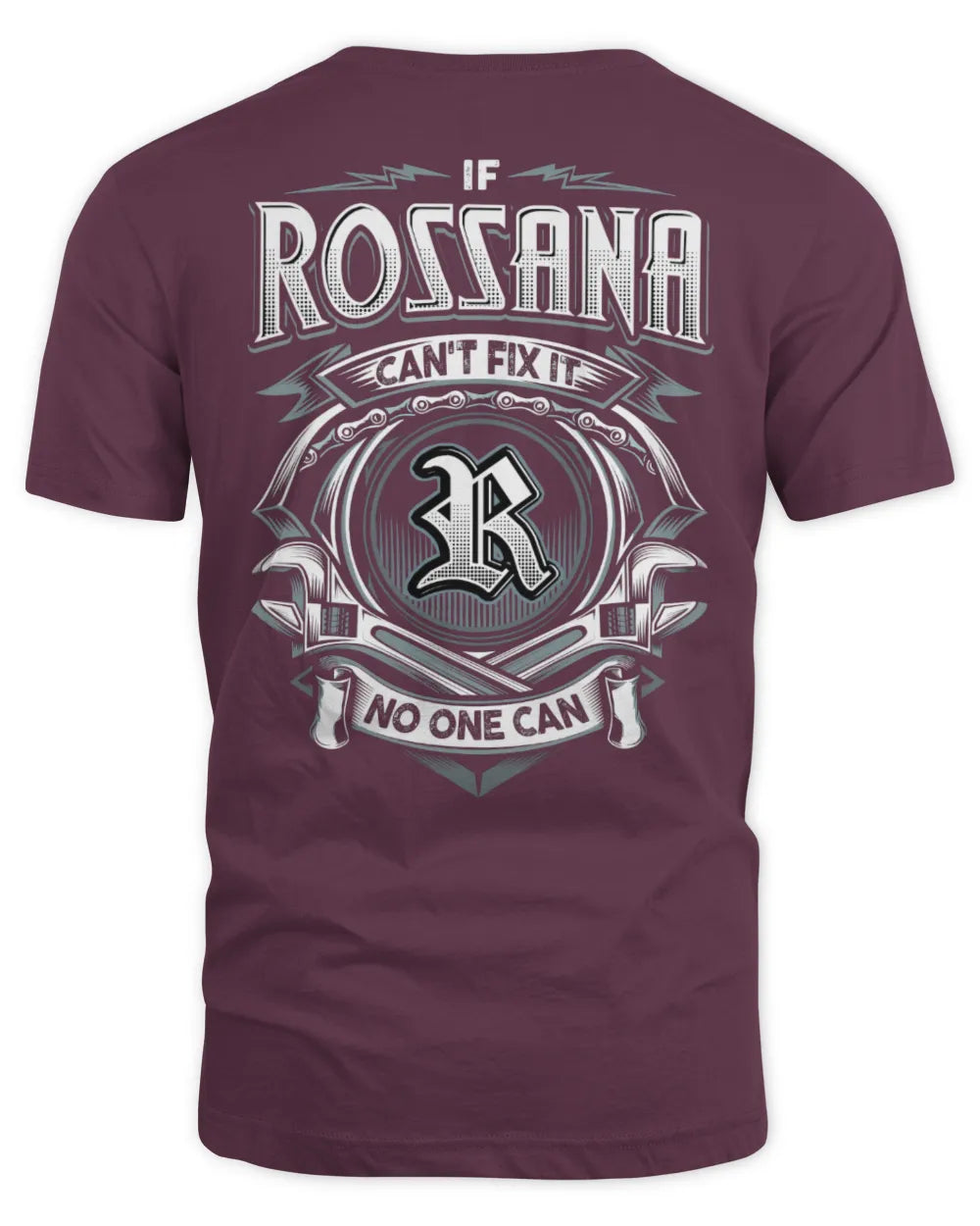 ROSSANA AP81-K4-626 - Personalized Ahmed Quote Apparel “If Ahmed Can't Fix It, No One Can” - Unisex Standard T-Shirt - Maroon