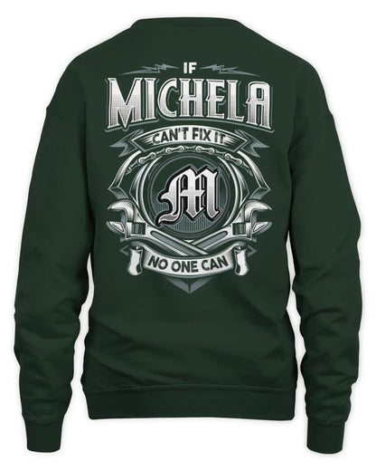 MICHELA AP81-K4-626 - Personalized Ahmed Quote Apparel “If Ahmed Can't Fix It, No One Can” - Unisex Sweatshirt - Forest Green
