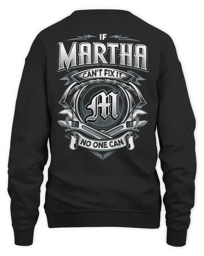 MARTHA AP81-K4-626 - Personalized Ahmed Quote Apparel “If Ahmed Can't Fix It, No One Can” - Unisex Sweatshirt - Black