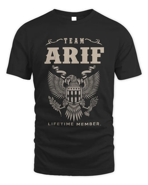 ARIF TP06-K82 – Personalized Classic Style Apparel “Team NAME Lifetime Member”