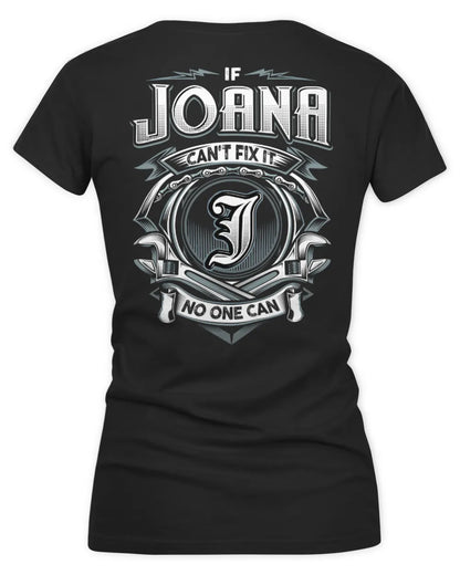 JOANA AP81-K4-626 - Personalized Ahmed Quote Apparel “If Ahmed Can't Fix It, No One Can” - Women's V-Neck T-Shirt - Black