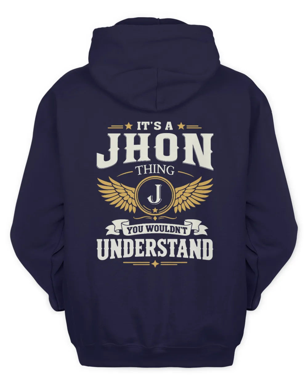 JHON KT06-M008 It’s a [NAME] Thing – You Wouldn’t Understand | Personalized Vintage T-Shirt - Unisex Hoodie - Navy